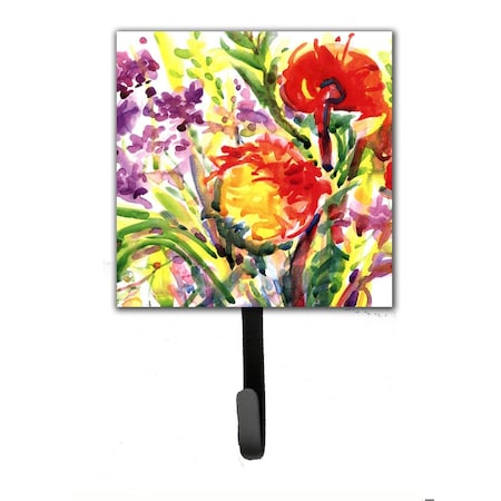 Carolines Treasures Flower Leash Holder Or Key Hook 6042SH4